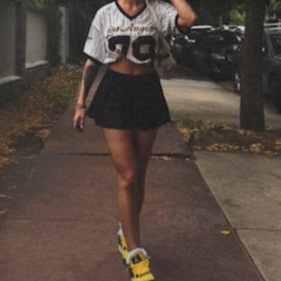 Oversized Los Angeles Jersey and Skirt - Picture 1 of 4